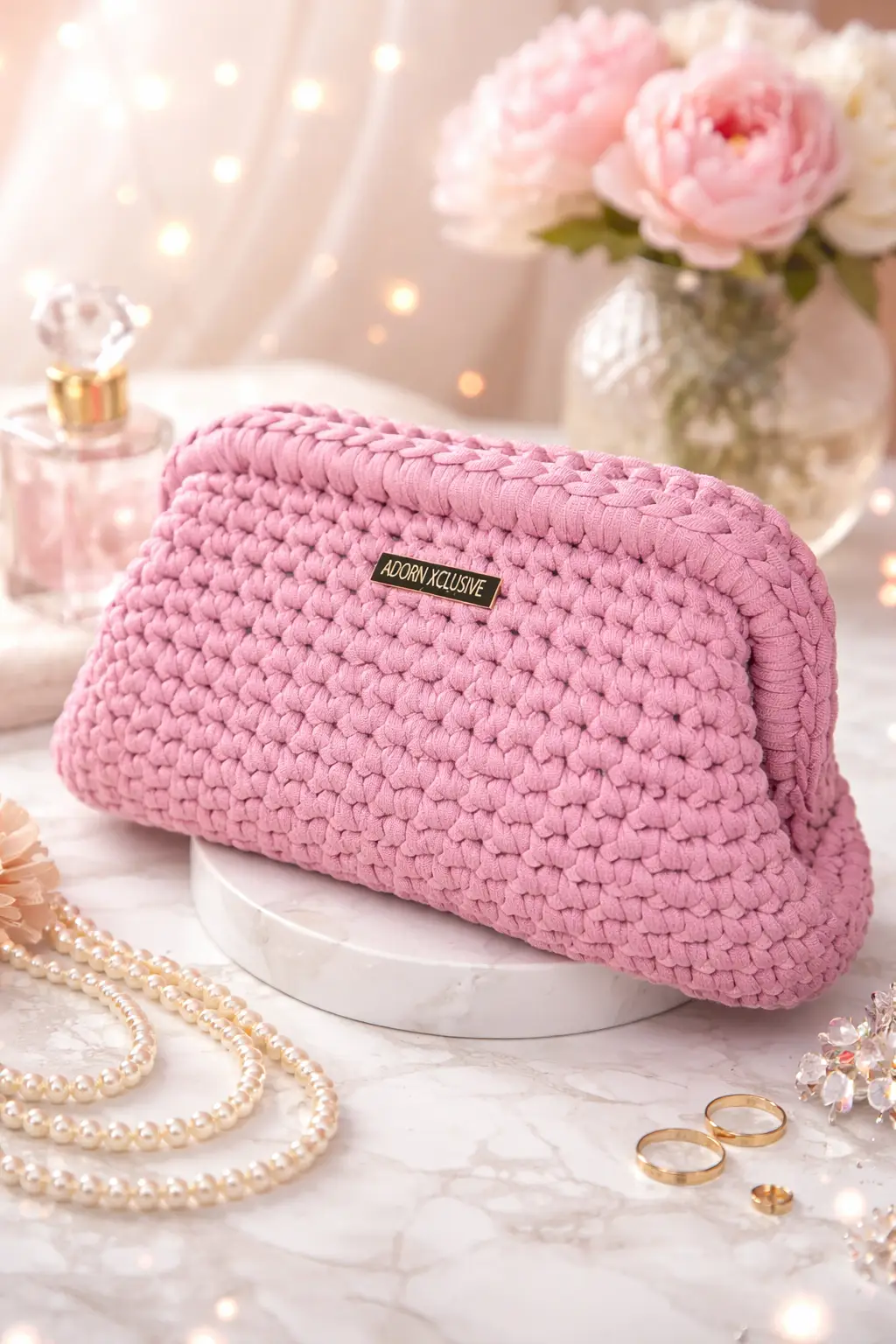 Handmade crochet bags and totes from the Adorn Xclusive Craft House collection